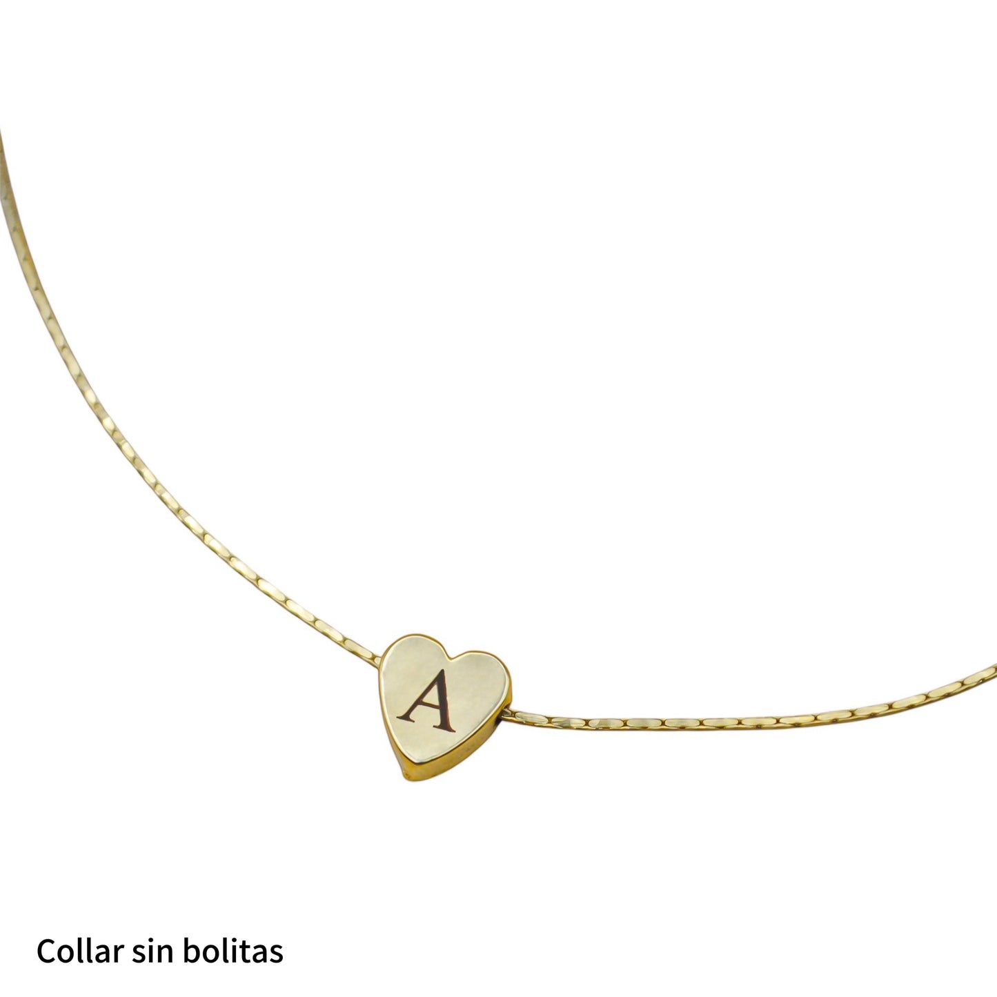 Collar personalizado corazón chico