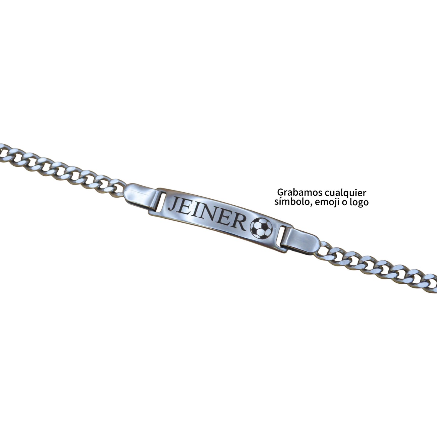 Esclava personalizada para niño/a o bebé acero inoxidable