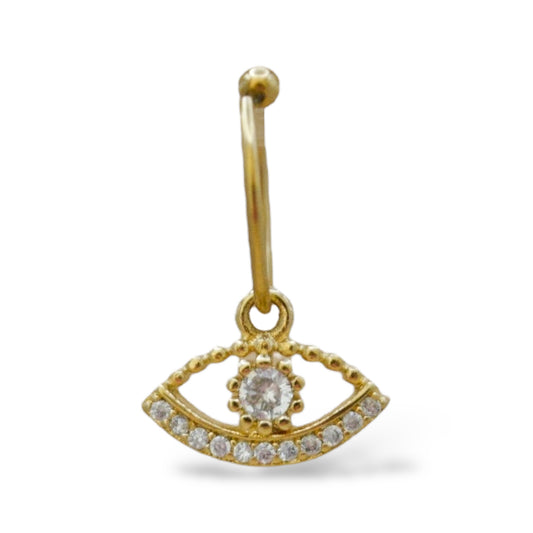 Piercing ojo zirconias shiny