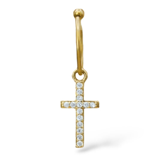 Piercing cruz mini zirconias