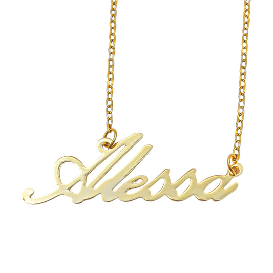 Collar personalizado entrelazado gold