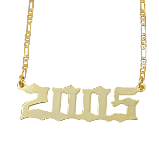 Collar personalizado con año