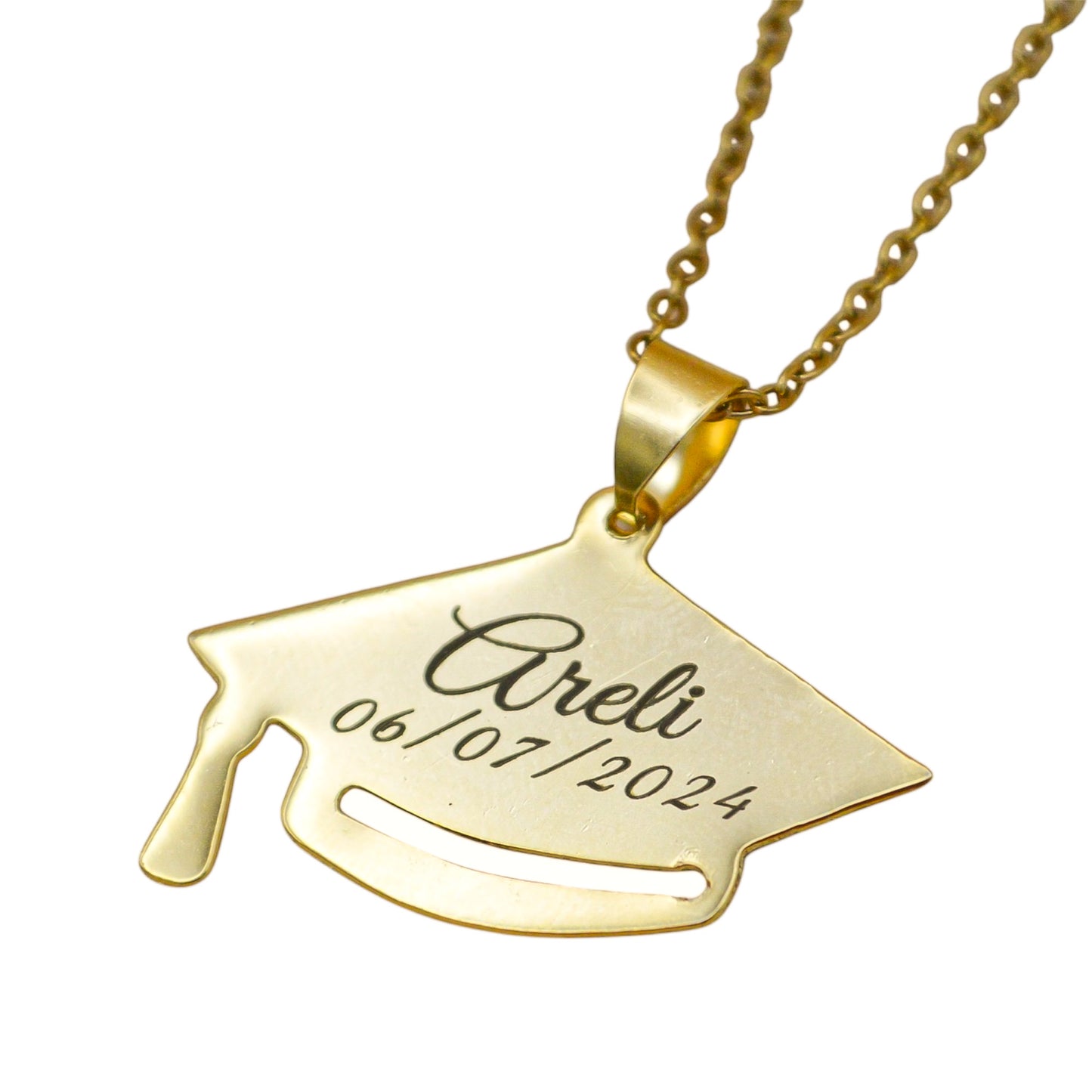Collar o llavero de birrete personalizado