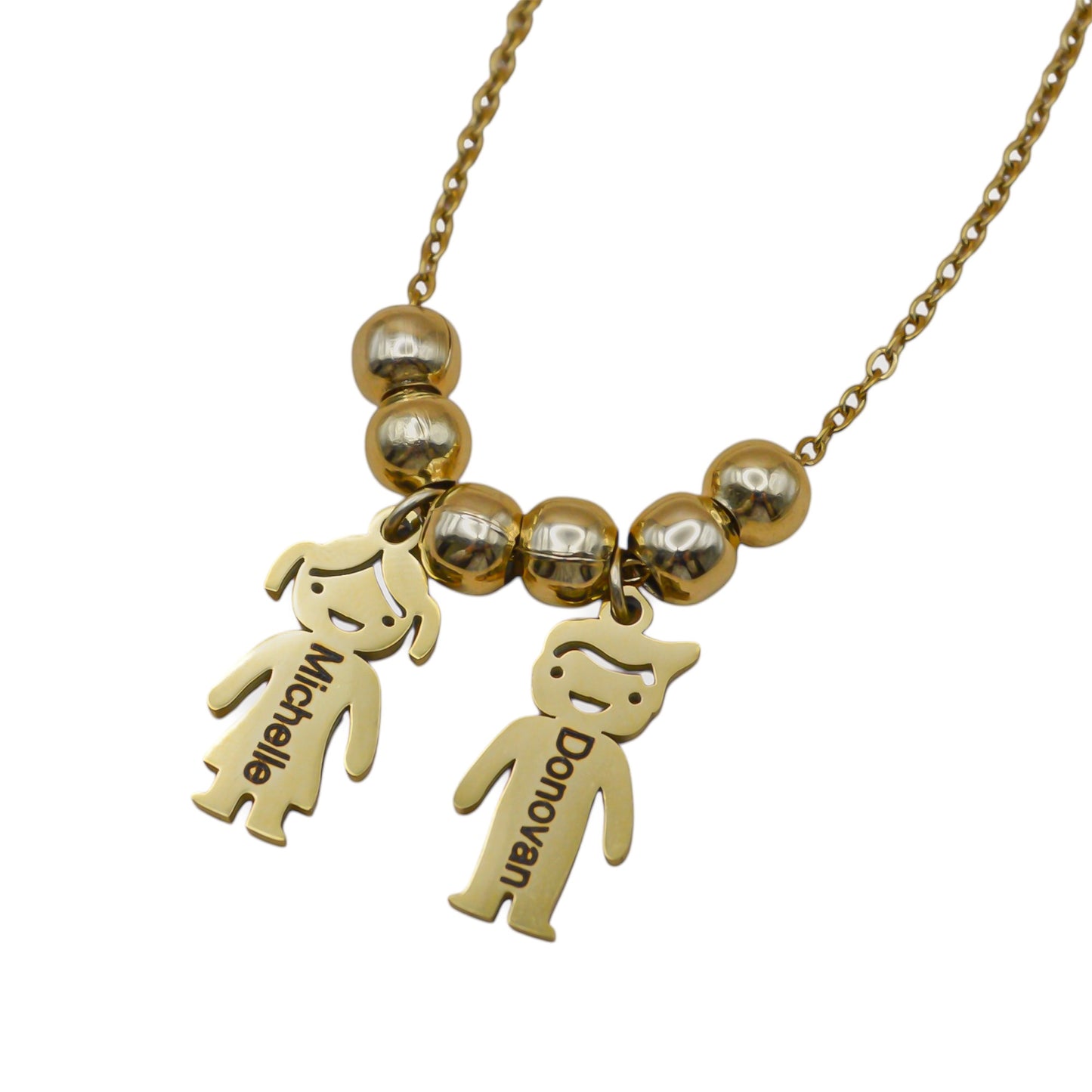 Collar niños personalizados acero inoxidable