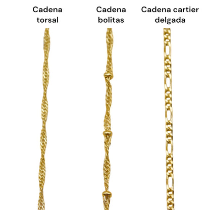 Collar personalizado corazón basic gold