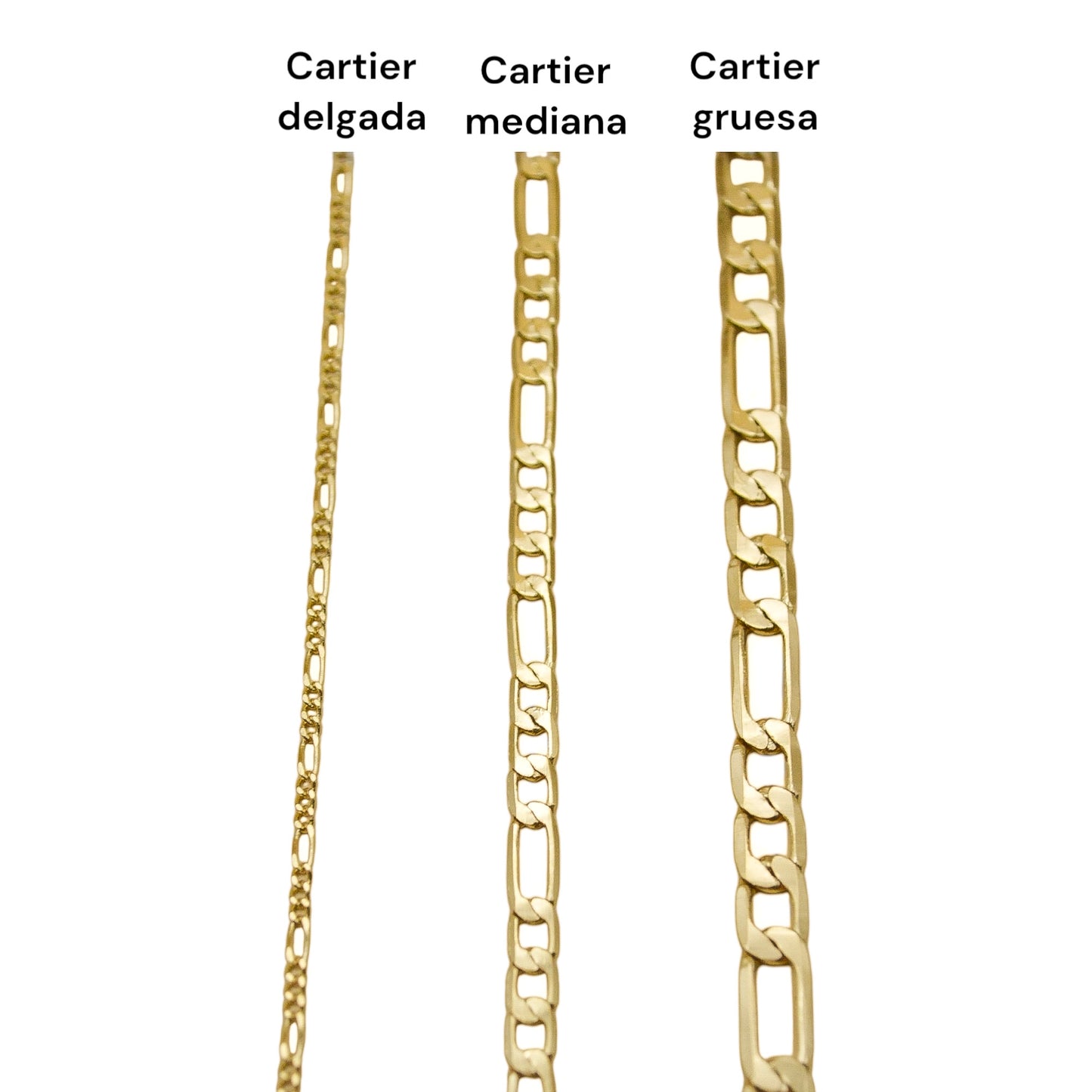 Collar personalizado cartier gold