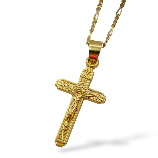 Collar cruz Cristo 3D