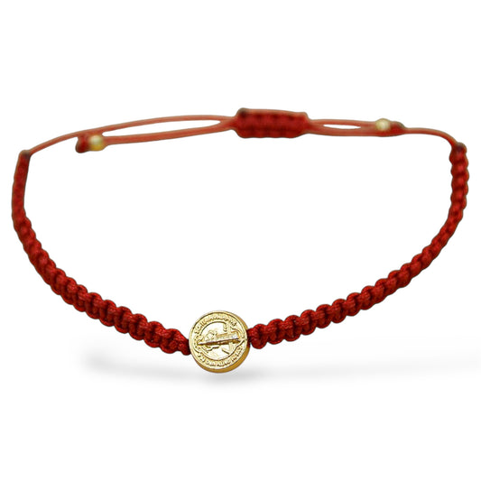 Pulsera San Benito de hilo tejida