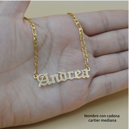 Collar personalizado cartier gold