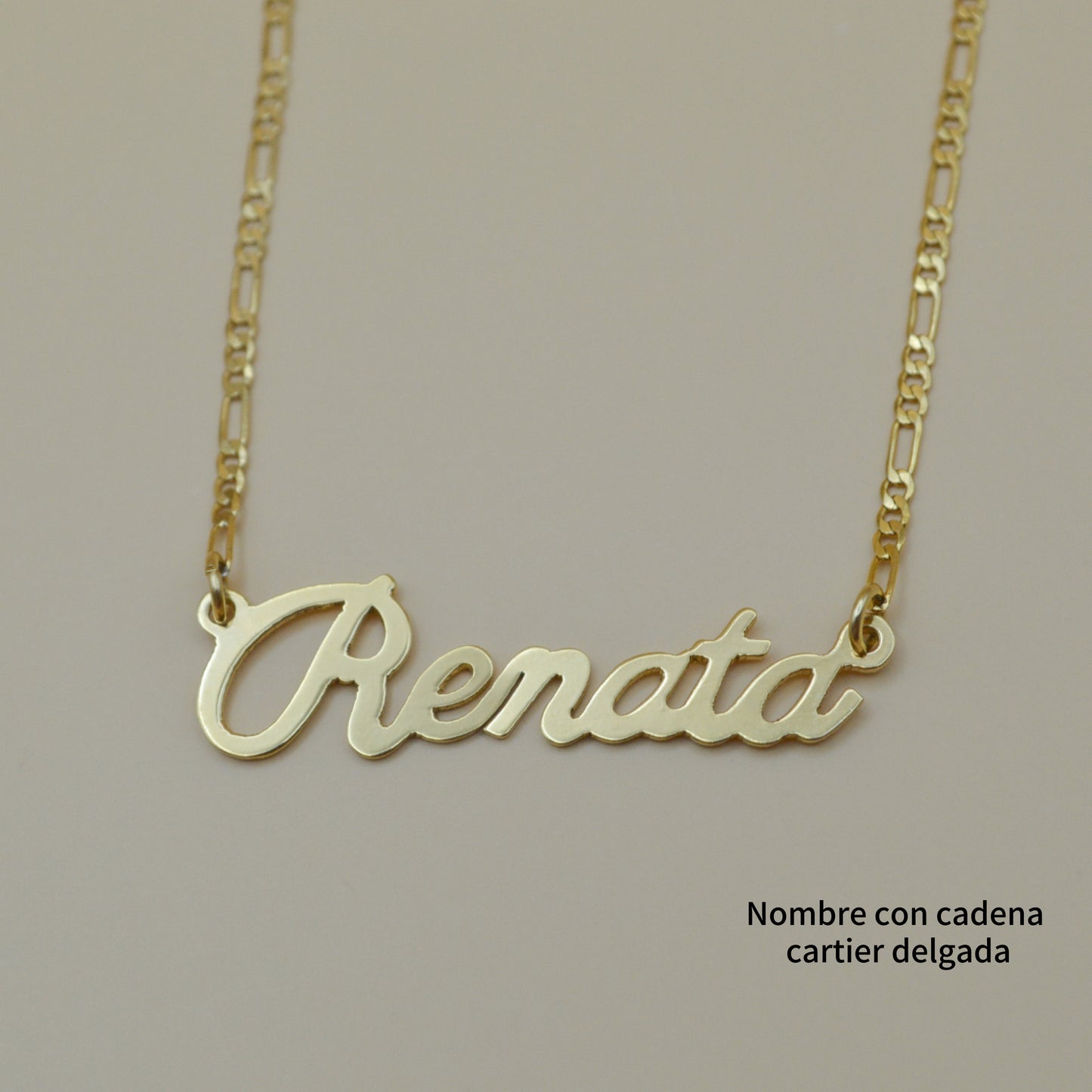 Collar personalizado cartier gold