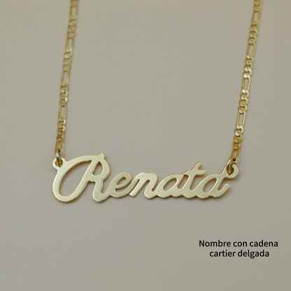 Collar personalizado cartier gold